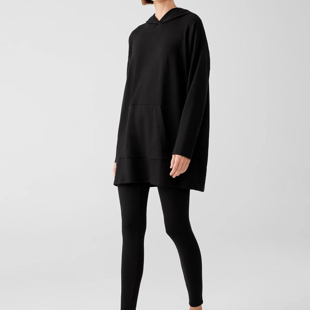 Eileen Fisher Hooded Long Top
